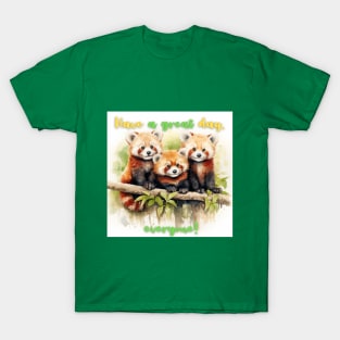 Red pandas smile T-Shirt